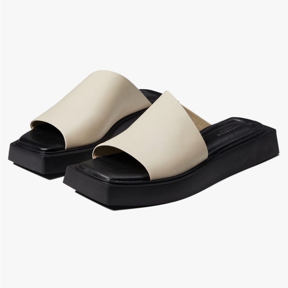 Vagabond Sandals Evy Leather
Asymmetrical Chunky Slip On Slides Sandals